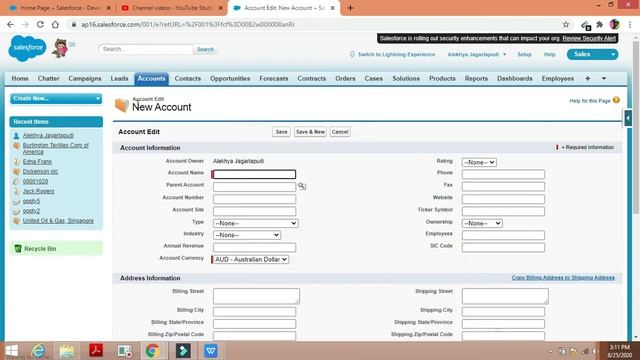 DML Exception Handling || Throwing Error Message From VF To Apex смотреть онлайн