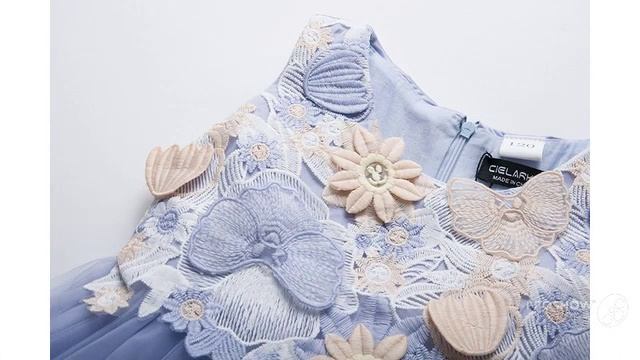 Одежда с AliExpress-нарядное платье для девочки 2-11 лет смотреть онлайн