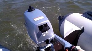 Лодочный мотор SHARMAX 3 5 на большой воде