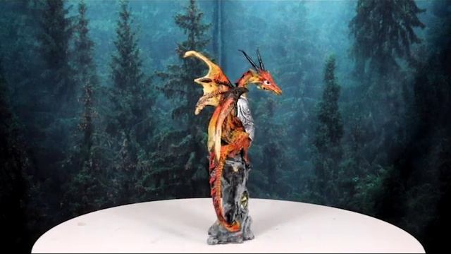 Ebros Kaiser Gold Dragon Knight Perching On Oracle Tree Of Life Figurine Myth Legends смотреть онлайн