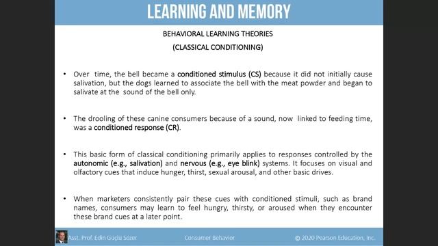 Bb Collaborate 4 Internal Influencers of Consumer Behavior Learning and Memory recording 1 смотреть онлайн