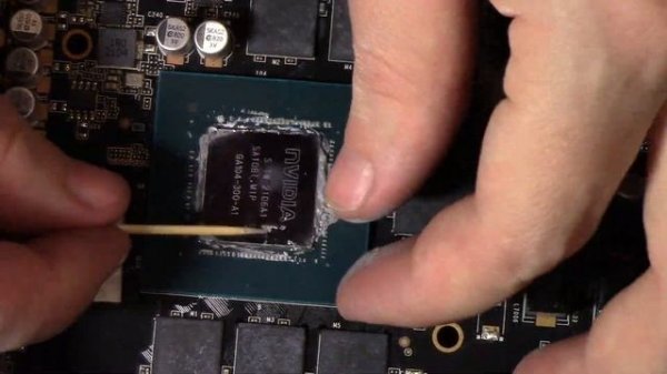 RTX 3070 MLLSE замена термопасты и термопрокладок