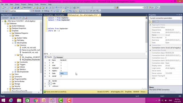 17. Cascading referential constraint In SQL server смотреть онлайн
