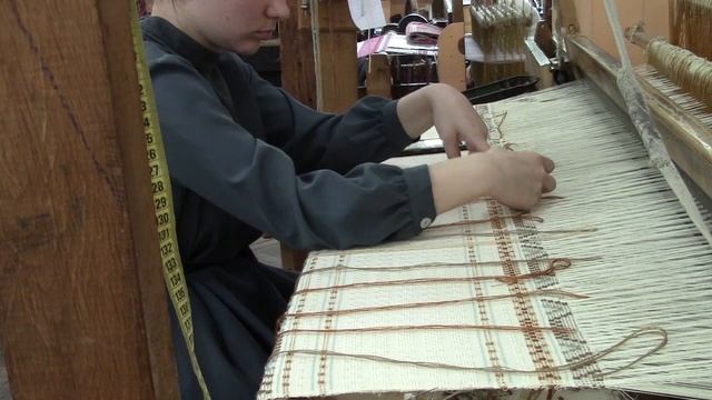 Тканая скатерть в выборной и ремизной технике смотреть онлайн