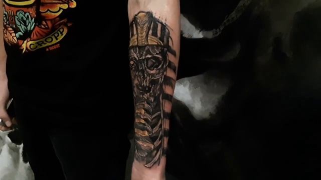 Марк Кох. Татуировка фараон. Выполнена за 4 часа смотреть онлайн