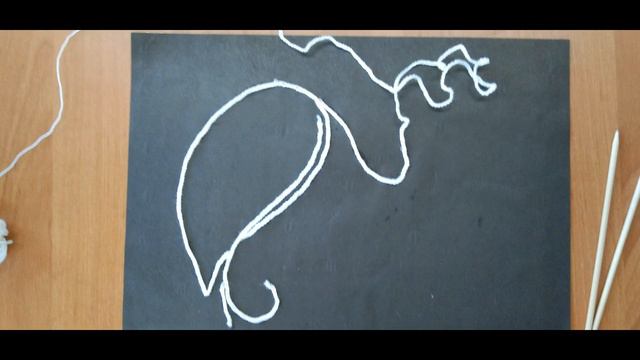 Татьяна Беляева. Картина в технике выкладывания изображения вязанными крючком шнурками. смотреть онлайн