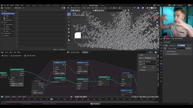Simulation Nodes: Ground Explosions | Blender 3.6 Geometry Nodes Tutorial смотреть онлайн