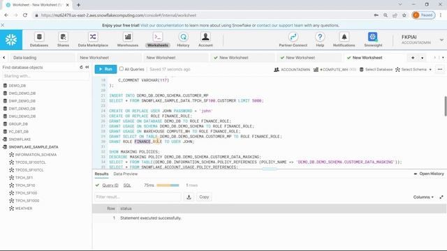 Snowflake Online Training: Masking Policy | +91 7396553033 (India) | +1 614 558 5570 (USA) смотреть онлайн