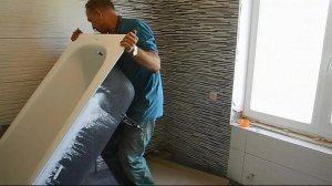 Как установить чугунную ванну своими руками