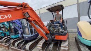 Обзор линейки Японских мини-экскаваторов! экскаватор из Японии. Kubota, Hitachi, Komatsu