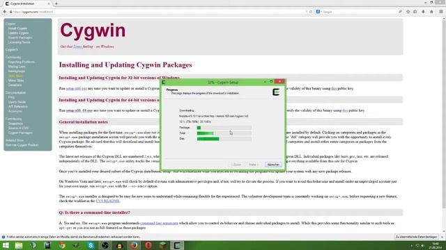 Cygwin Installation Tutorial смотреть онлайн