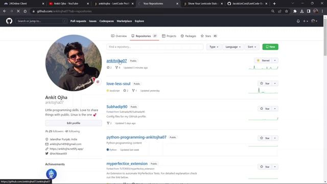 [Hindi] Show Leetcode Stats On GitHub Pages #faang #dsa