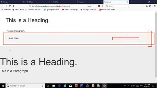 Bootstrap Basic Tutorial (Bangla)- Part 4- Bootstrap Jumbotron -BS Page Header -BS Wells-BS Alerts смотреть онлайн