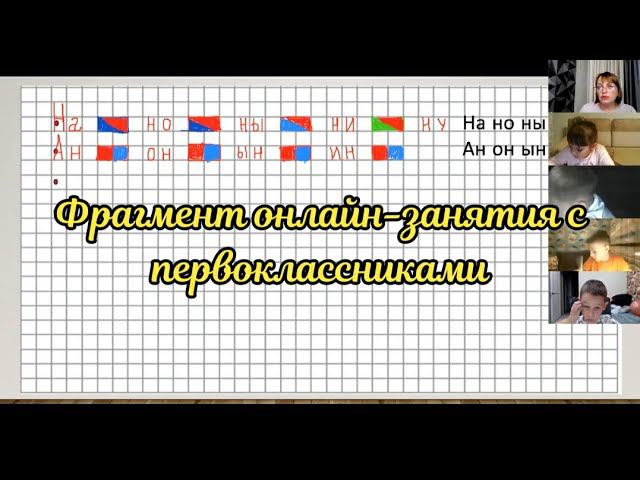 Фрагмент онлайн-занятия с первоклассниками смотреть онлайн