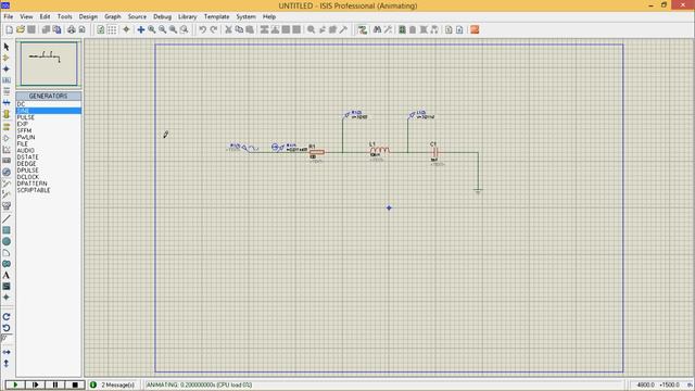 proteus tutorial 5 - RLC circuit and graphical output смотреть онлайн