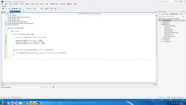 C# How to save data in file (Serialization) смотреть онлайн