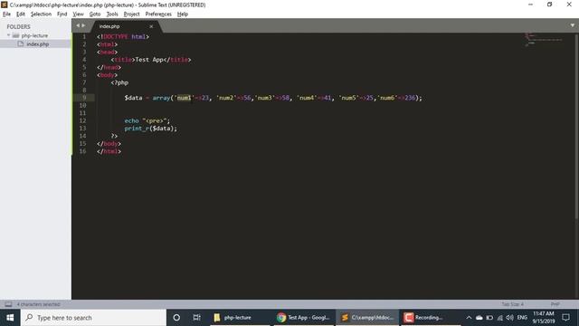 Associative Arrays in PHP (5/36) смотреть онлайн