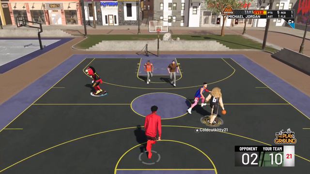 NBA 2k20 Mascots Full Park Game Play Balling Out of Control Xbox One X смотреть онлайн