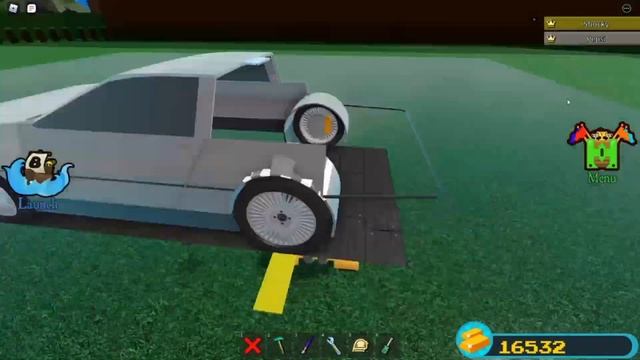 Microblock Car: DMC DeLorean Speedbuild | Roblox: Build a Boat for Treasure смотреть онлайн