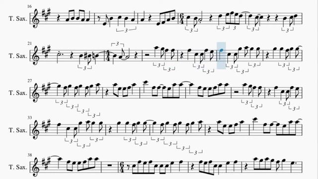 Tenor Sax Sheet Music: How to play Take Me To Church by Hozier смотреть онлайн