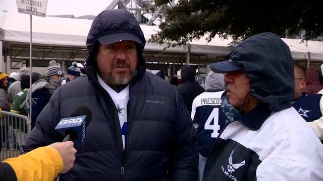 Cowboys fans travel to Dallas, but watch disappointing playoff collapse смотреть онлайн