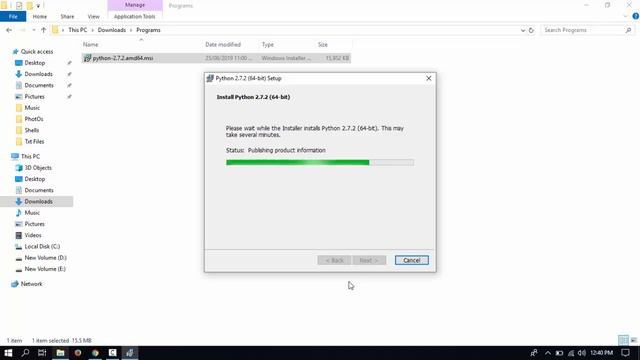 How To Install Python 2.7.2 On Windows 10 CMD смотреть онлайн