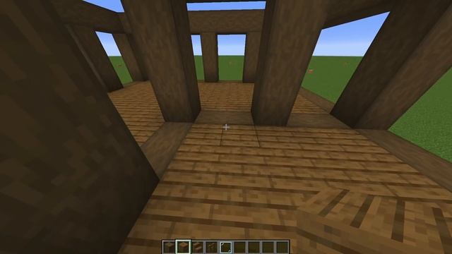Minecraft - How to build a Dark Oak House смотреть онлайн