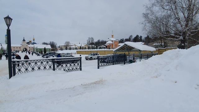Зимняя Оптина пустынь. Козельск. Это надо видеть! смотреть онлайн