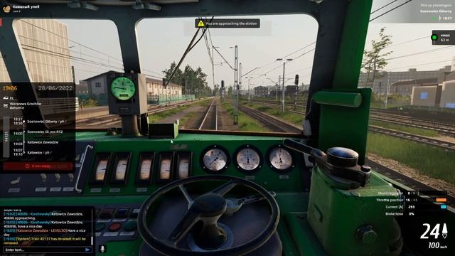 SimRail. Учусь управлять польским электровозом)