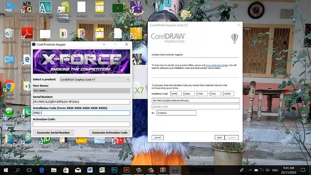 How To Activate Corel Draw X7 For Free / Tutorials For Corel Draw X7 Class 6 DIT