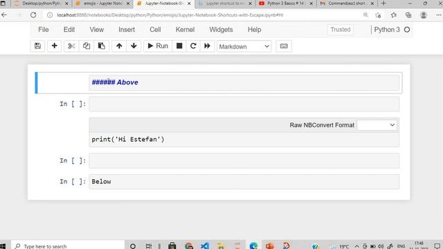 Jupyter Notebook shortcuts with Escape Button | Jupyter Notebook Tips and Tricks смотреть онлайн