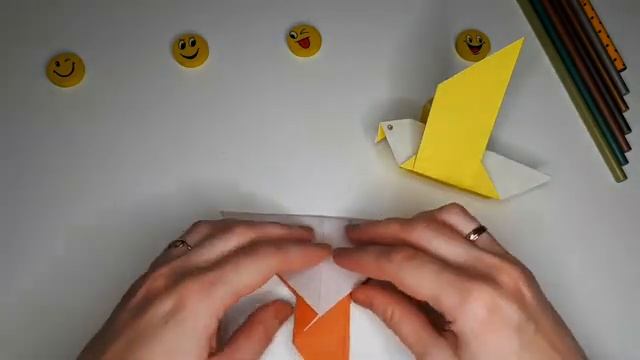 Оригами голубь из бумаги/Птица из бумаги ОРИГАМИ смотреть онлайн