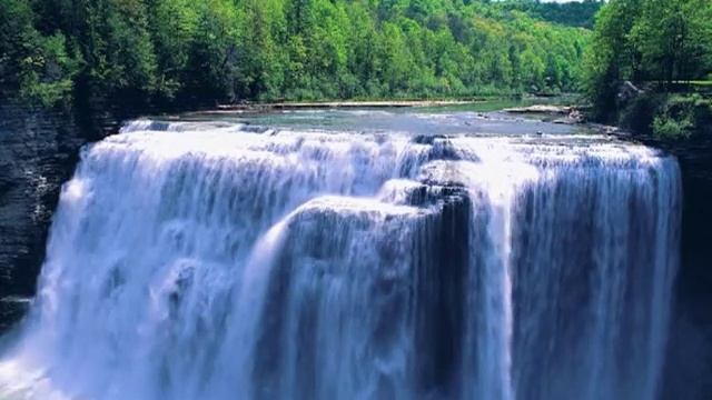 Футаж Водопады мира - Footage waterfalls of the world - vodopad Природа смотреть онлайн