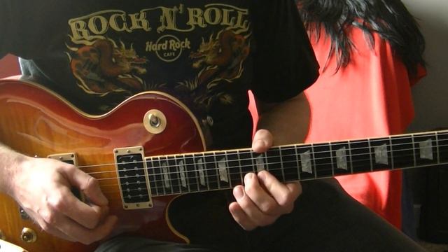 Gibson Les Paul Standard with Suhr Doug Aldrich pickups through Marshall YJM 100 смотреть онлайн
