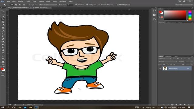 Magic Wand TooI in Photoshop CC 2015 or 7 0 (Ep) 6 #Photoshop #SmartComputax #SirAreeb Hindi & Urdu смотреть онлайн