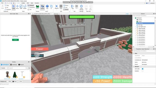 Power SIMULATOR (uncopylocked) (Roblox) (Not offical) смотреть онлайн