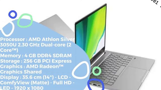 Harga Dan Spec ACER Aspire 3 A314 22 R489 Athlon Silver 3050U 4G 256GB W10 OHS Silver смотреть онлайн