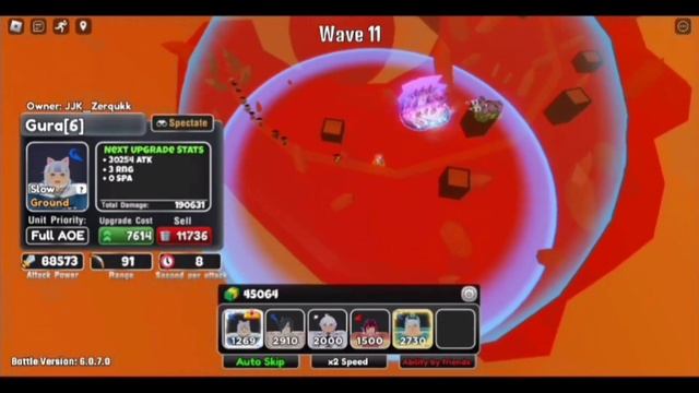 Gura SCR+ Showcase In Anime World Tower Defense! смотреть онлайн