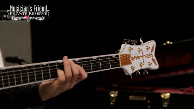 Gretsch Guitars Players Edition G6136T Falcon Hollowbody with String-Thru Bigsby Electric Guitar смотреть онлайн