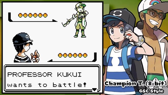 Pokemon Sun and Moon - Battle! Champion Title Defense [8bit] смотреть онлайн