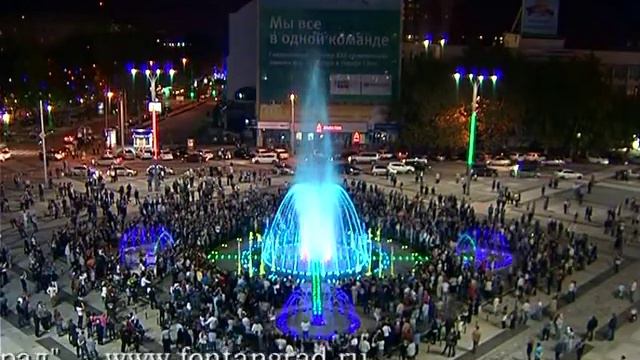 Поющий фонтан - самый большой поющий плоскостной фонтан в Европе смотреть онлайн
