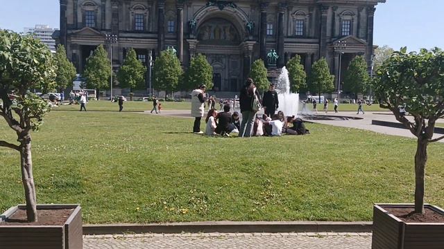 центр Берлина: луст-гартен, старый музей, дом, дворец смотреть онлайн