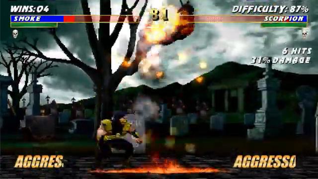 Mortal Kombat Trilogy Mugen Ultra Hard by Denis Gameplay Smoke смотреть онлайн
