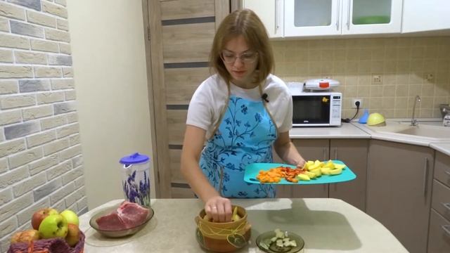 ЖАРКОЕ ПО-ДОМАШНЕМУ В ГОРШОЧКЕ. Тушеное Мясо с Картофелем. Готовлю очень часто. смотреть онлайн