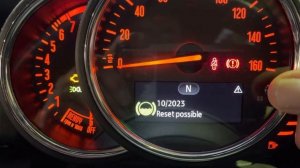 Mini F56 Service Light Reset