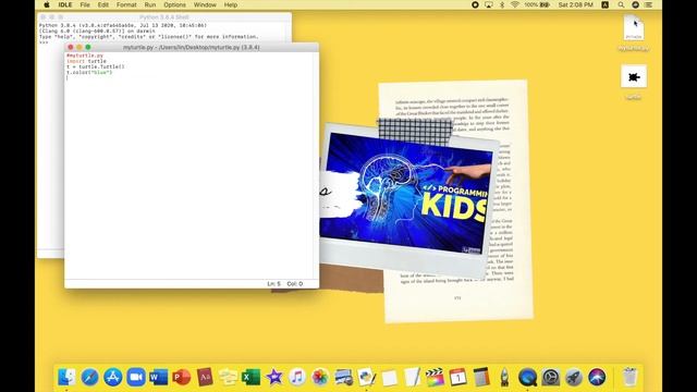 how to draw a turtle on python l programming kids смотреть онлайн