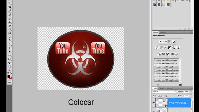 Hacer un logo para Youtube en photoshop cs4 смотреть онлайн