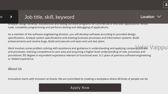 Oracle Recruitment 2021 | Oracle Jobs for Freshers 2021 | Oracle Jobs in Chennai | jobs in Chennai смотреть онлайн