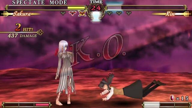 Fate Unlimited Codes PSP - Sakura VS Rin смотреть онлайн