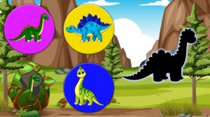 30 динозавров из яиц и тени динозавров ? Большой выпуск с голосами динозавров и викторина для детей